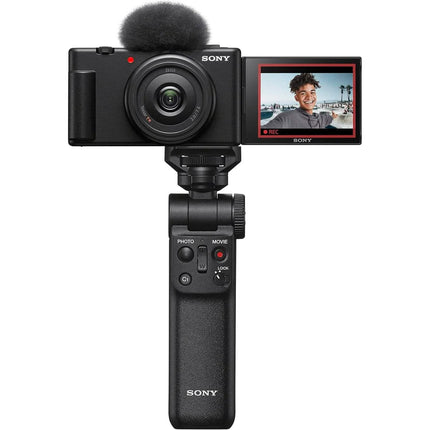 Sony ZV-1F Vlog Camera for Content Creators and Vloggers Black  (Refurbished)