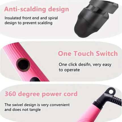 Spiral Curl Professional Hair Curling Wand