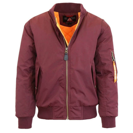Spire by Galaxy Men's Heavyweight MA-1 Bomber Jacket