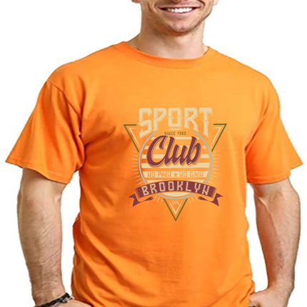 Sport Club Men's Bamboo Viscose/Organic Cotton Short Sleeve Graphic T-Shirt