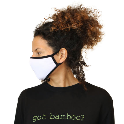 Spun Bamboo Breathable Face Mask - Natural, Silky Soft, Ultra Comfortable