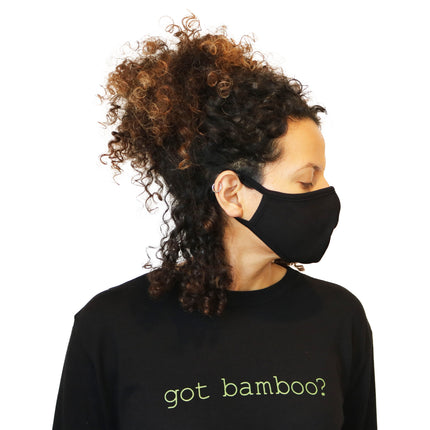Spun Bamboo Breathable Face Mask - Natural, Silky Soft, Ultra Comfortable
