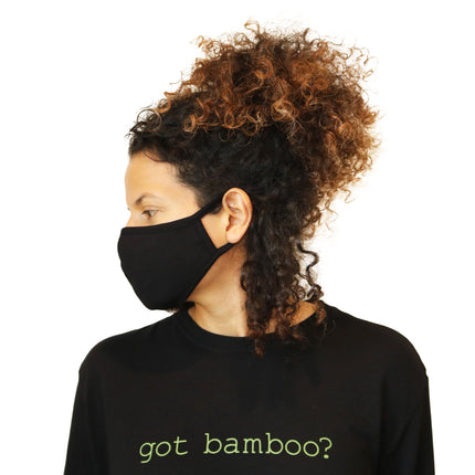 Spun Bamboo Breathable Face Mask - Natural, Silky Soft, Ultra Comfortable