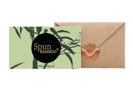 Spun Bamboo Gift Card
