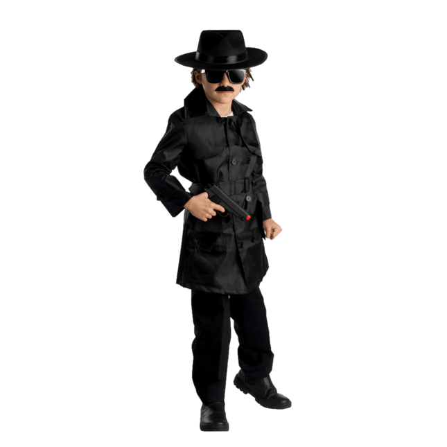 Kids Spy Costume – Secret Agent Outfit with Jacket and Belt for Boys & Girls