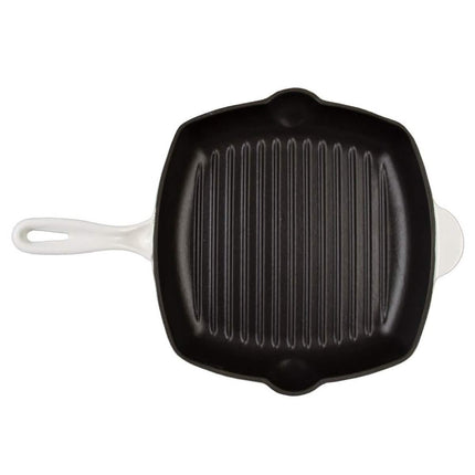 Inspired Home 5-Piece Enameled Cast Iron Cookware Set - Pure White
