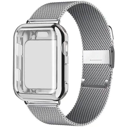 Stainless Steel Adjustable Wrist Strap with Screen Protector