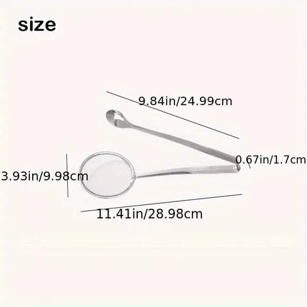 Stainless Steel Kitchen Strainer Tongs - High-Temperature Resistant