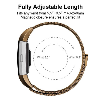 Stainless Steel Mesh Milanese Loop Band for Fitbit Charge 2