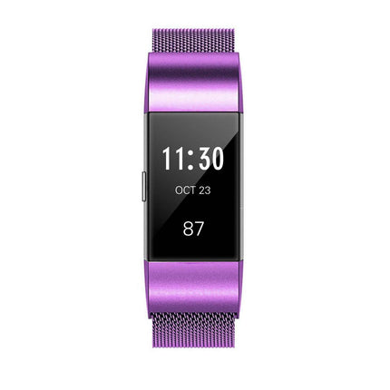 Stainless Steel Mesh Milanese Loop Band for Fitbit Charge 2