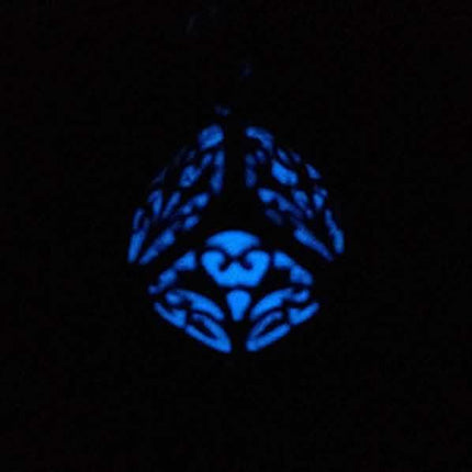 Steampunk Pretty Magic Round Fairy Locket Glow In The Dark Pendant Necklace