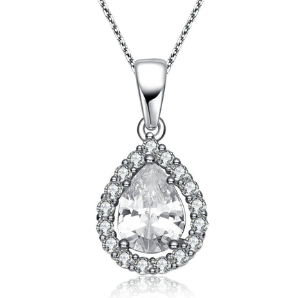 Sterling Silver Halo Pendant