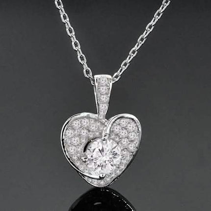 Sterling Silver Love Heart Necklaces