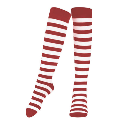 Striped Socks for Kids – Cotton Blend Costume Socks | Halloween & Everyday Wear Multiple Colors