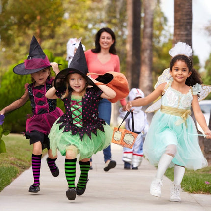 Striped Socks for Kids – Cotton Blend Costume Socks | Halloween & Everyday Wear Multiple Colors