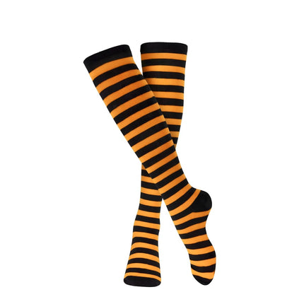 Unisex Striped Socks for Kids & Adults – Cotton Blend Costume & Everyday Socks Multiple Colors & Sizes