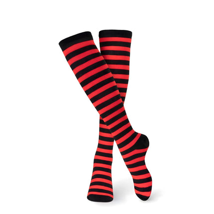 Unisex Striped Socks for Kids & Adults – Cotton Blend Costume & Everyday Socks Multiple Colors & Sizes