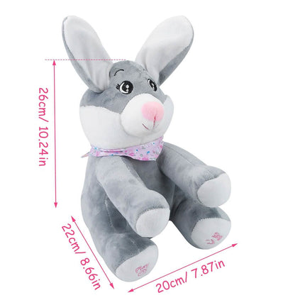 Stuffed Plush Rabbit Doll Toy Animated Talking and Singing