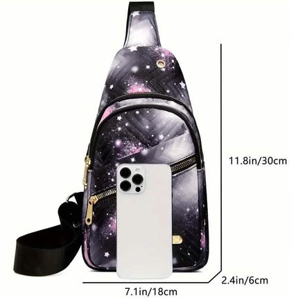 Stylish Chic Quilted Lightweight & Comfortable Crossbody Chest Bag