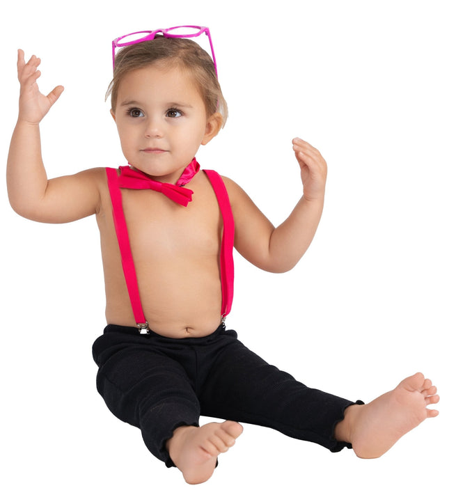 Toddlers Suspenders, Bow Tie and Sunglasses Set for Dress-Up Style