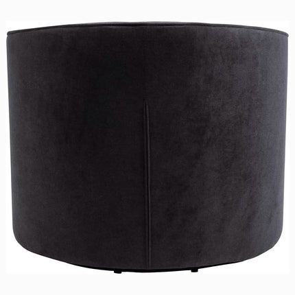 Swivel Accent Linen Fabric Bucket Reading Chair