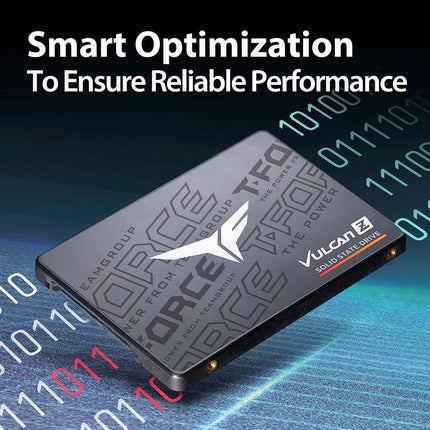 T-Force Vulcan Z 2TB SLC Cache 3D NAND TLC 2.5 Inch SATA III Internal Solid State Drive (Refurbished)
