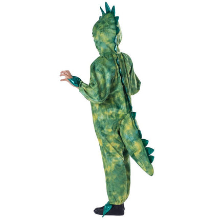 Kids T-Rex Costume with Dinosaur Jumpsuit, Tail and Spikes
