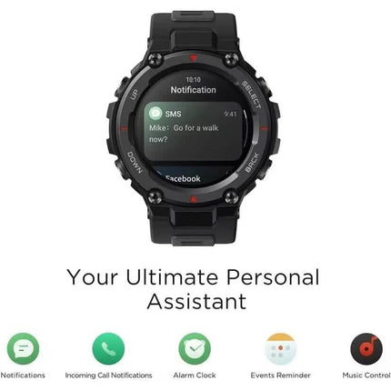 T-Rex Pro Smart Watch for Men Rugged Outdoor GPS Fitness Watch  (Refurbished)