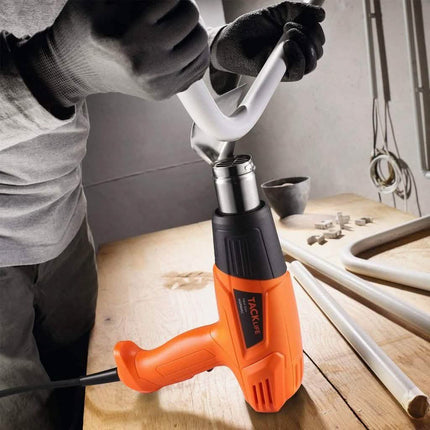 TACKLIFE Heat Gun 1500W 572°F~ 932°F Dual Temperature Hot Air Gun Kit