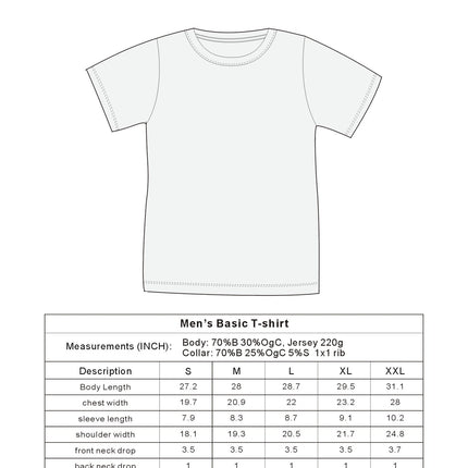 Clearance Men's Bamboo Short Sleeve T-Shirt - Classic Cut