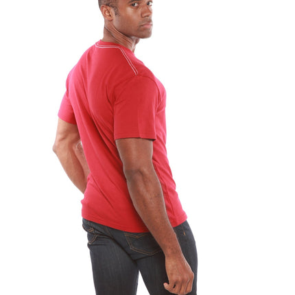 Clearance Men's Bamboo Short Sleeve Contrast Stitch T-Shirt