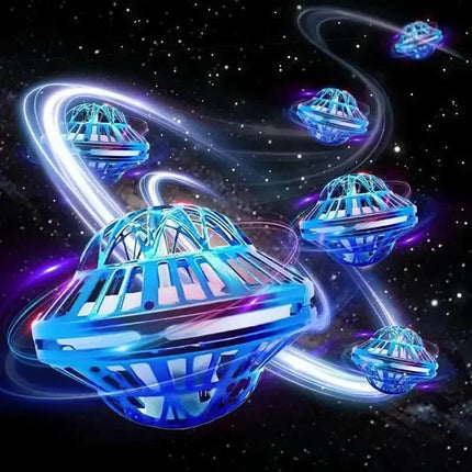 3rd Gen UFO Rotating Flying Toy with Vibrant LED Illumination