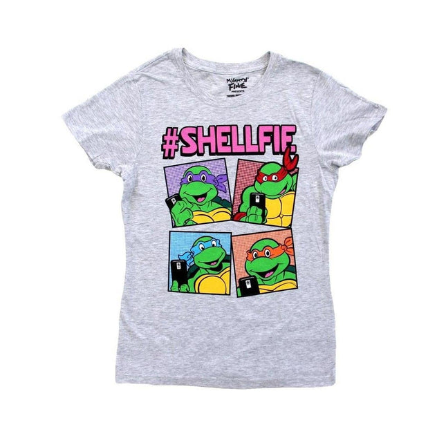 TMNT Shellfie Juniors T-Shirt – Teenage Mutant Ninja Turtles Women’s Graphic