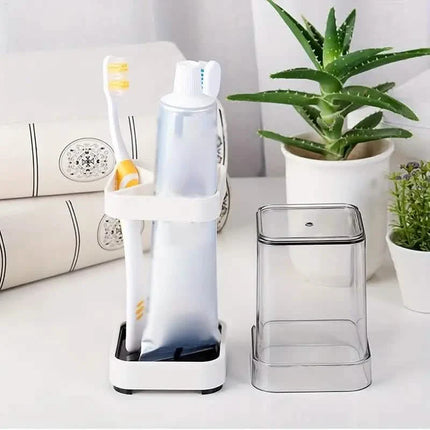 Toothbrush Holder With Gargle Cup
