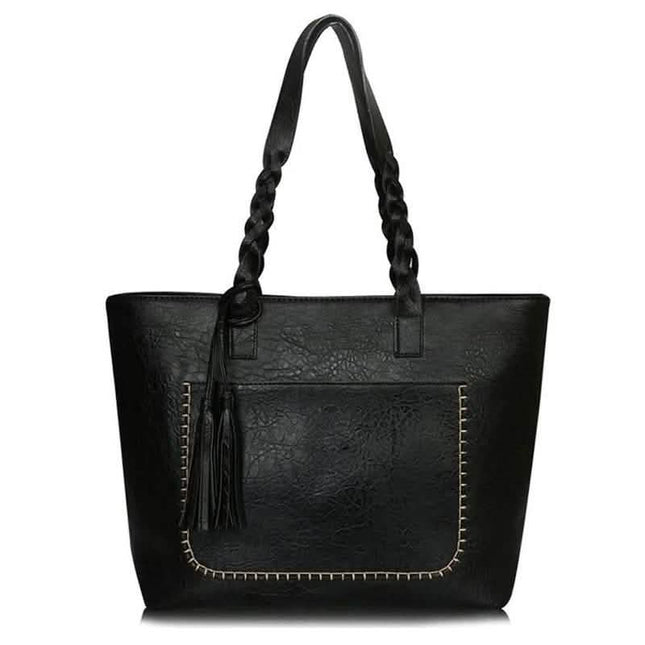Tote Vintage Faux Women Leather Handbag