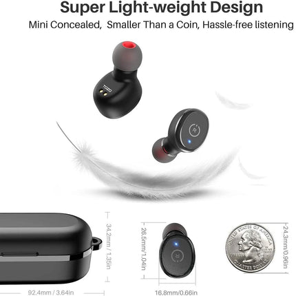 TOZO T10 Bluetooth 5.3 Wireless Earbuds (Refurbished)