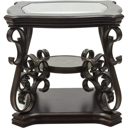 Traditional End Table Accent Bedside Nightstand