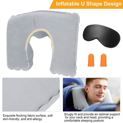 Travel Pillow Inflatable U Shape Neck Pillow