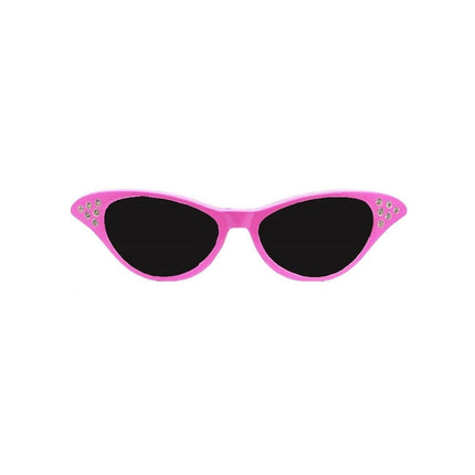 1950'S Pink Rhinestone Sunglasses