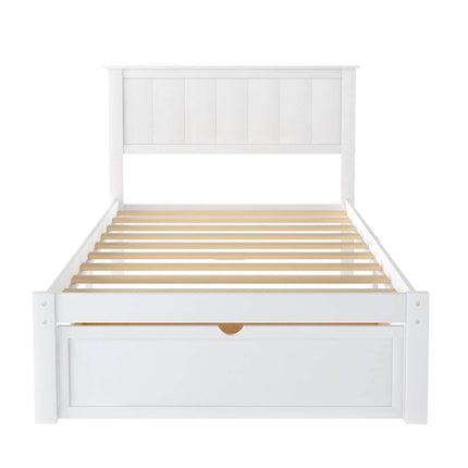 Twin Size Platform Bed with Storage