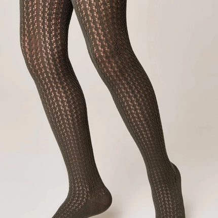 Conte-Kids Cotton Tights Miss 618 - Mesh Pattern