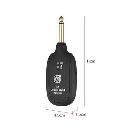 UHF Guitar Wireless System Transmitter Receiver