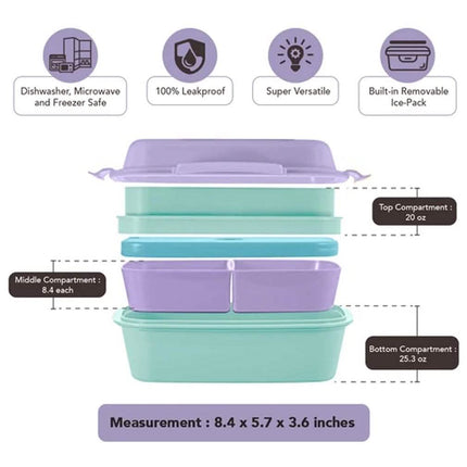 Ultimate Bento Box - Lunch Box for Kids & Adults