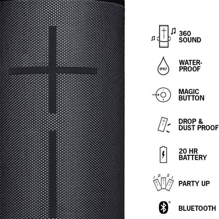Ultimate Ears MEGABOOM 3 Portable Wireless Bluetooth Speaker  (Refurbished)