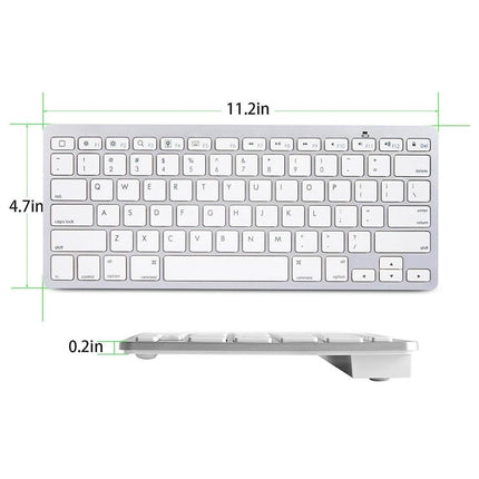 Ultra-Slim Bluetooth Keyboard - Assorted Colors