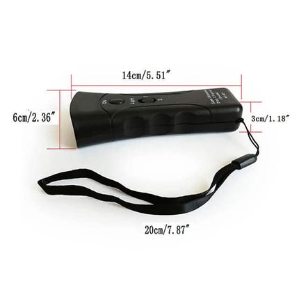 Ultrasonic Aggressive Animal Attacks Repeller Flashlight