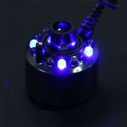 Ultrasonic Humidifier Mist Maker Fogger with 12 LED
