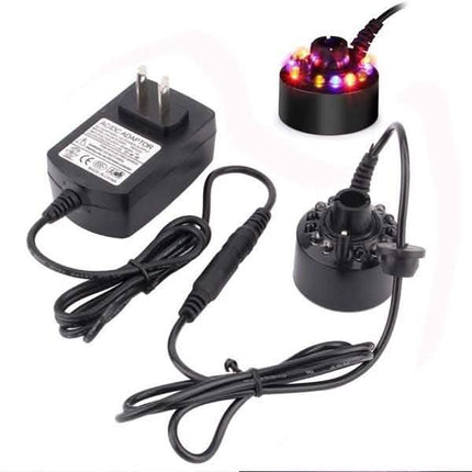 Ultrasonic Humidifier Mist Maker Fogger with 12 LED