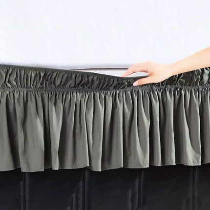 Undercliff Easy Wrap Elastic Ruffled 16 Bed Skirt