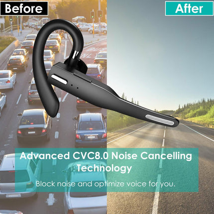 Unilateral Wireless V5.1 Business Earpiece with Charging Case